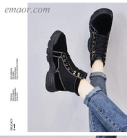 Women's Net Martin Boots Motorcycle Ankle Boots High Top Shoes British Style Students Shoes Womens Leather Martin Boots