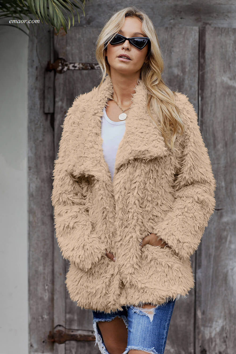 Wholesale Jackets & Coats Fur Long Sleeve Jacket Girl Outerwear Clothing