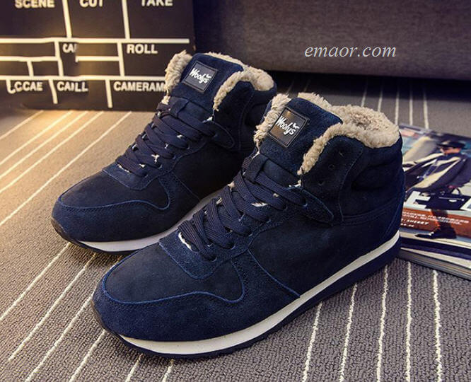 Hot Sneaker Shoes for Men Keep Warm Sneakers For Winter Vulcanized Shoes Running Shoes for Men Best Sneaker Boots 