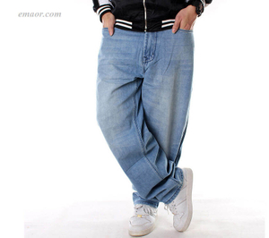 Best Jeans for MenHIPHOP Denim Pants Men HIPHOP Hip-hop Clothing Wide Leg Jeans Hot Men's Jeans on Sale