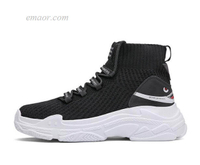 Best Sneakers for Men Men's Shark Sneakers Breathable Sock Outdoor Sports Running Sneakers for Men 