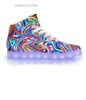Led Walk Shoes Amazon Lucid Dreams-APP Controlled High Top LED Shoes Energy Lights Trainers