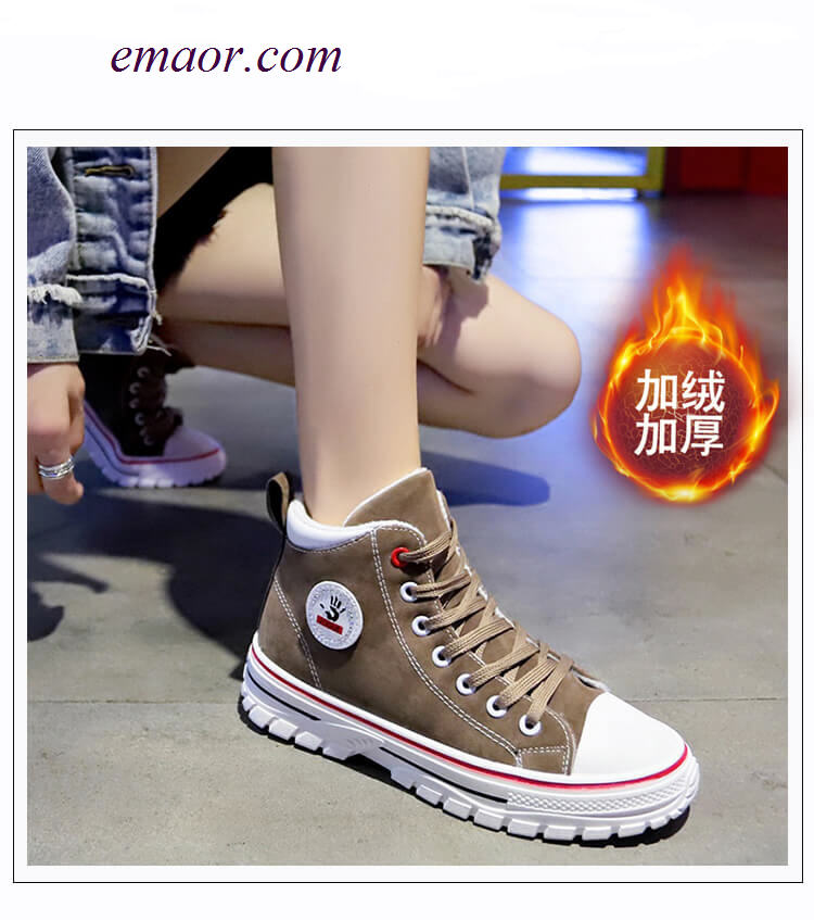 Skechers Casual Shoes Women'sSuede High-top Business Casual Shoes for Women Casual Shoes 