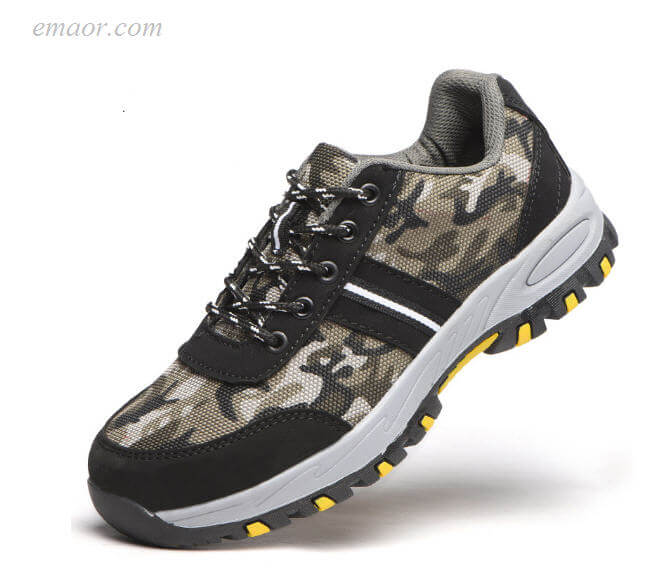 Safety Boat Shoes Climbing Hiking Camouflage Sport Work Safe Shoes Hiking Safety Shoes Safe One Safety Shoes