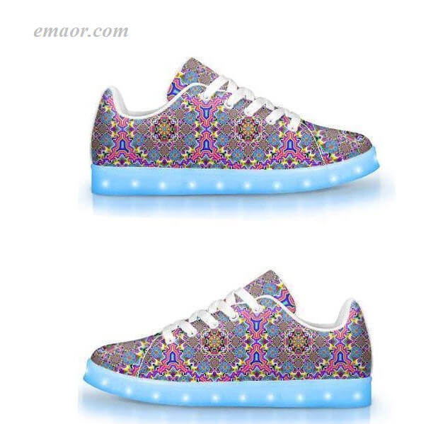 BestLed Sneakers 8-BIT TRIP-APP Controlled Low Top LED Shoes Energy Light Shoes 