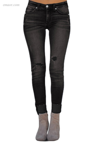 Fashion Skinny Bootcut Women's Ripped Skinny Stretch Jeans Best Jeans on Sale